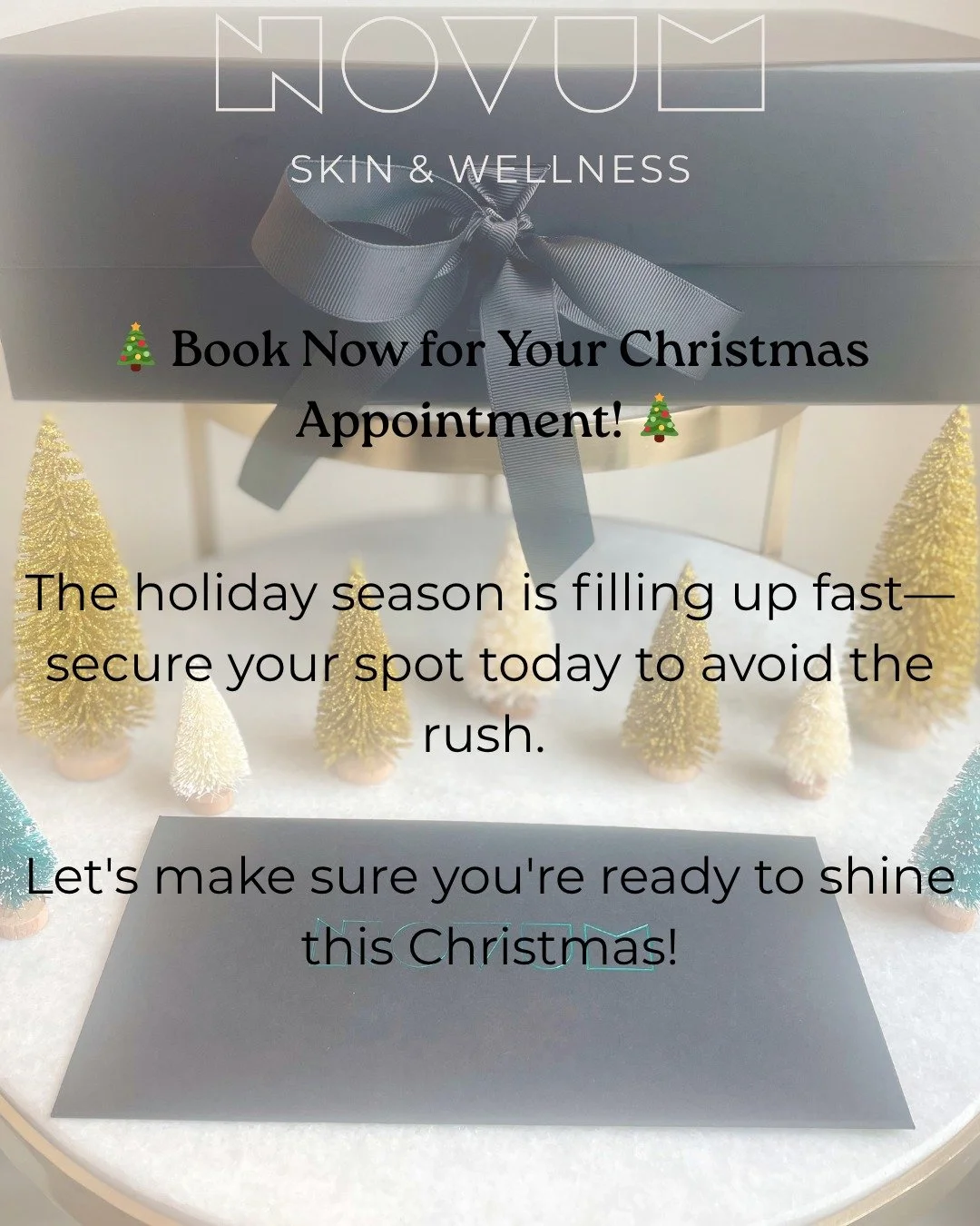 ✨🎄 Book Your Christmas Beauty Appointment Now! 🎄✨

The festive season is just around the corner, and our calendar is filling up fast! Secure your spot today to ensure you're glowing, glam, and gorgeous for all your holiday celebrations. 💅💇&zwj;♀️