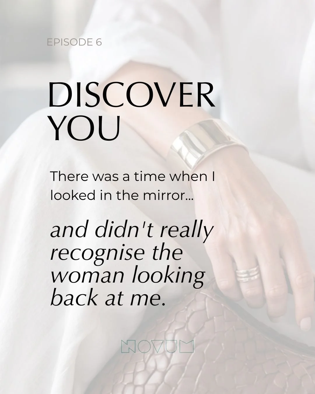 Sometimes life changes us without us really noticing.

Our bodies change. Our children grow up. Work and life become demanding. We recover from illness, experience loss, change direction or simply spend so many years thinking about everyone and every