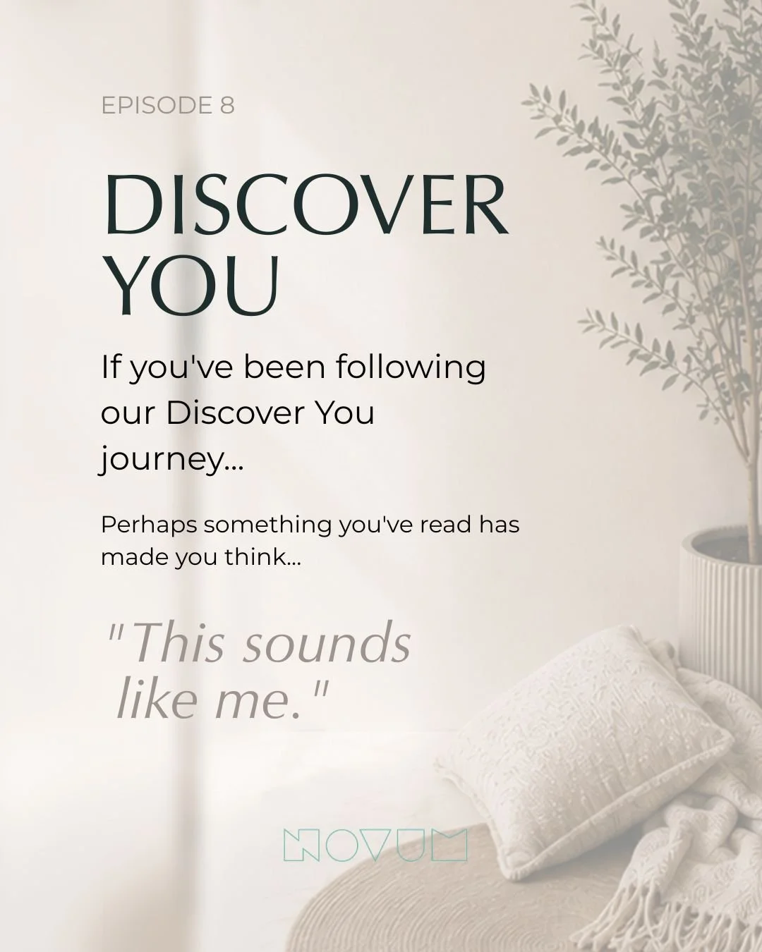What actually happens when you sit down for your Discover You consultation?

For 90 minutes, the conversation is completely about you.

It starts with listening.

What do you love about yourself already?
What do you struggle with?
What takes too much
