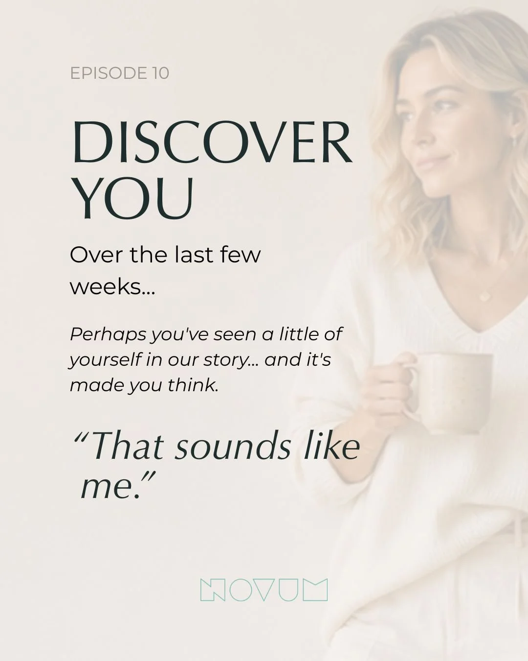 Discover You

Maybe you love clothes, hair and beauty.

Maybe you don't give them much thought at all.

Maybe you feel pretty confident most days.

Or maybe somewhere along the way, you've lost a little confidence in what suits you.

Discover You was