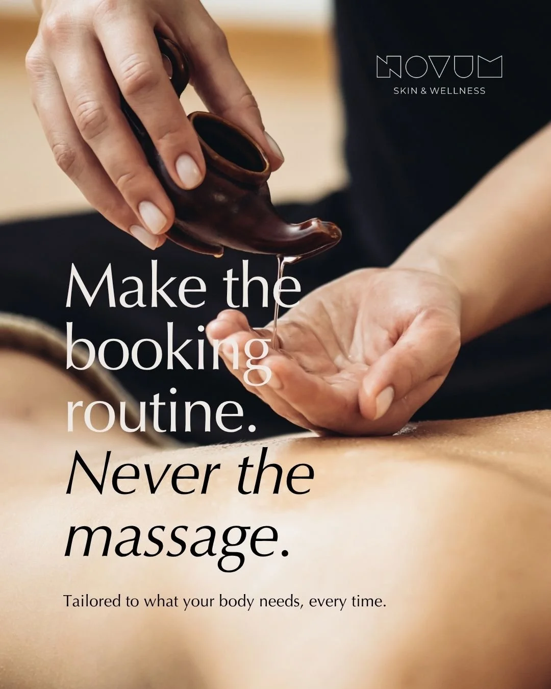 You don&rsquo;t need to wait until your body is shouting.

At Novum Skin &amp; Wellness in Kingsley, our massages and Relaxation Experiences are designed to give you exactly that.

Sometimes it&rsquo;s tight shoulders. Sometimes it&rsquo;s tired legs