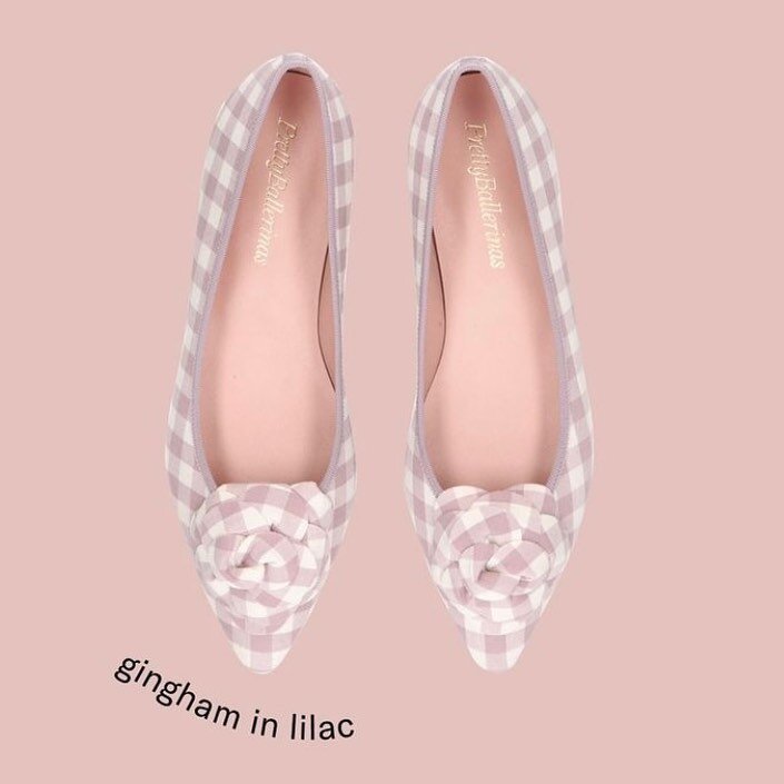 @prettyballerinas #shoes #gingham #summer #slipons #ballerinas #pretty #lilac