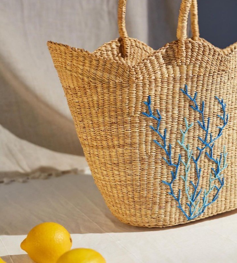 @anegadaclub #basket #handwoven #crafted #craftmanship #ghana #sustainable #natural #summer #beachlife