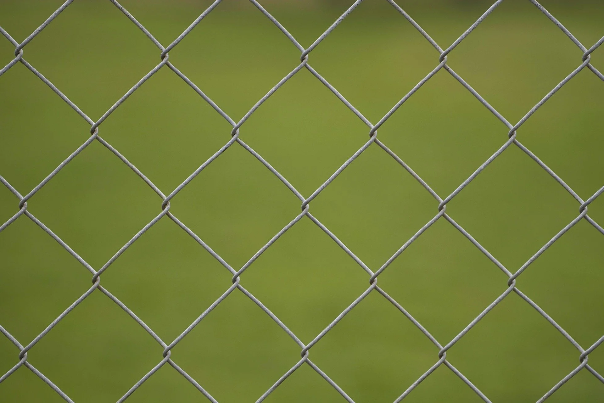 Chain link fence installation for commercial property in North Houston TX