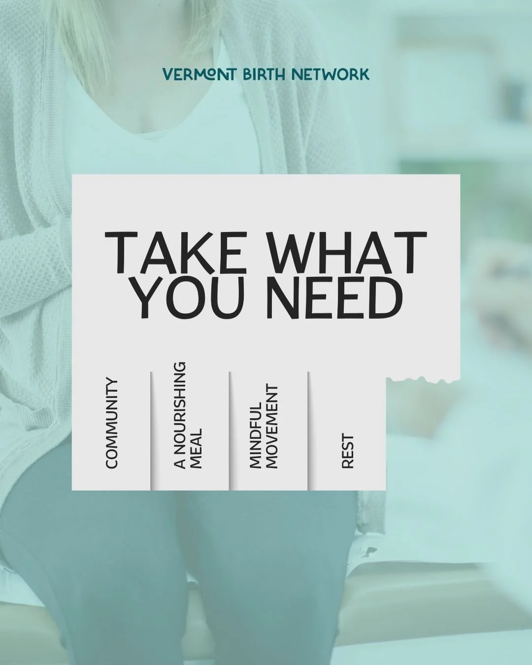 You do a lot as a perinatal professional to offer support; today take what you need:

✨ Community (pst - did you see our upcoming networking events?!)
✨ A nourishing meal
✨ Mindful movement
✨ Rest

Which one are you taking today?

#PerinatalProfessio