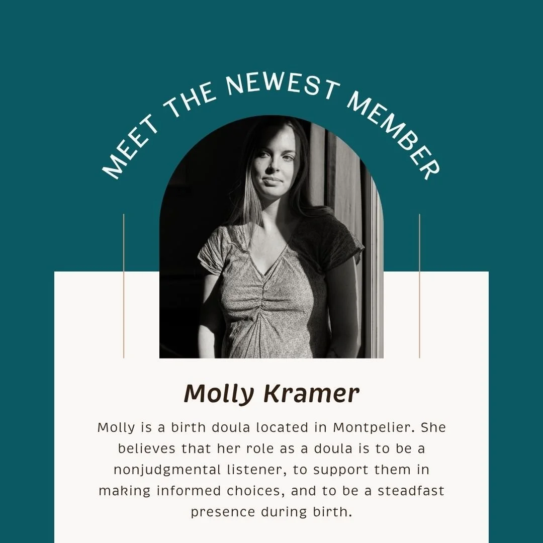 🌿 Welcome (back) to the network, Molly Kramer! 🌿

We&rsquo;re so happy to reintroduce Molly Kramer, a birth doula based in Montpelier, Vermont, who is shifting her focus from postpartum support to birth work. 💫

Molly&rsquo;s journey into birth wo