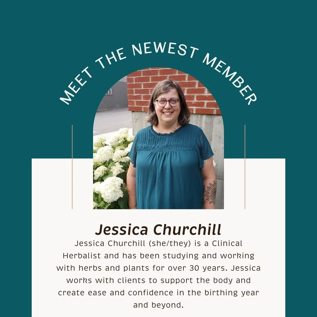 🌿 Welcome to the Vermont Birth Network, Jessica! 🌿

We&rsquo;re thrilled to introduce Jessica Churchill (she/they), a Clinical Herbalist with over 30 years of experience studying and working with herbs and the plant world. 

Jessica believes that c