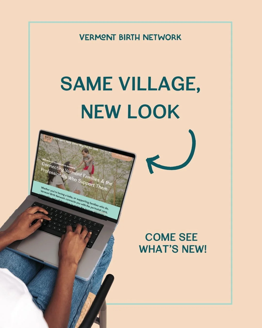 Who says you have to wait until January one for a new vibe?! ✨

We&rsquo;ve given the Vermont Birth Network website a little glow-up, making it easier find the exact perinatal support you need. (Psst - there's even more to come in the new year! 😉)

