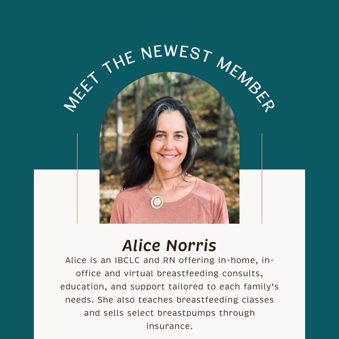 🌿 Welcome to the Vermont Birth Network, Alice Norris! 🌿

We&rsquo;re so happy to welcome Alice Norris, RN, IBCLC, to the Vermont Birth Network community!

Alice is an International Board Certified Lactation Consultant and Registered Nurse specializ