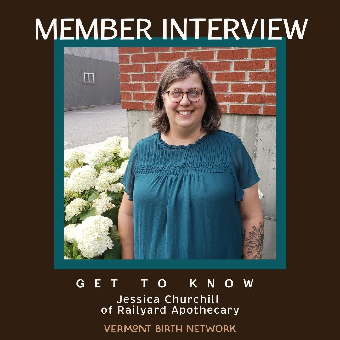 🌿✨ Member Spotlight: Jessica Churchill of Railyard Apothecary ✨🌿

Meet Jessica Churchill (she/they), Clinical Herbalist at Railyard Apothecary in Burlington, VT. Jessica has been studying and working with herbs for over 30 years and brings deep wis