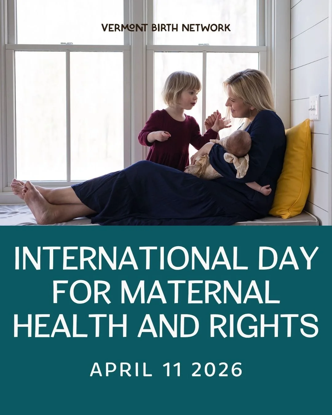 Every day is a good day to support and celebrate maternal health &mdash; but today is extra special 💛

April 11 is International Day for Maternal Health and Rights.

It&rsquo;s a reminder that everyone deserves to feel safe, respected, and supported