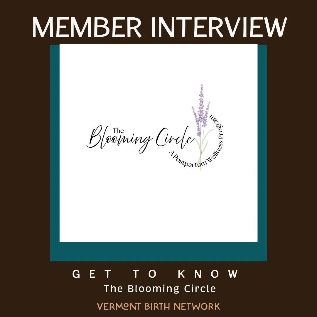 ✨Member Spotlight: The Blooming Circle✨

Let's welcome The Blooming Circle* &mdash; a postpartum support community serving mothers throughout Addison County, Vermont. 💐

Their mission is to create a compassionate, non-judgmental space where postpart