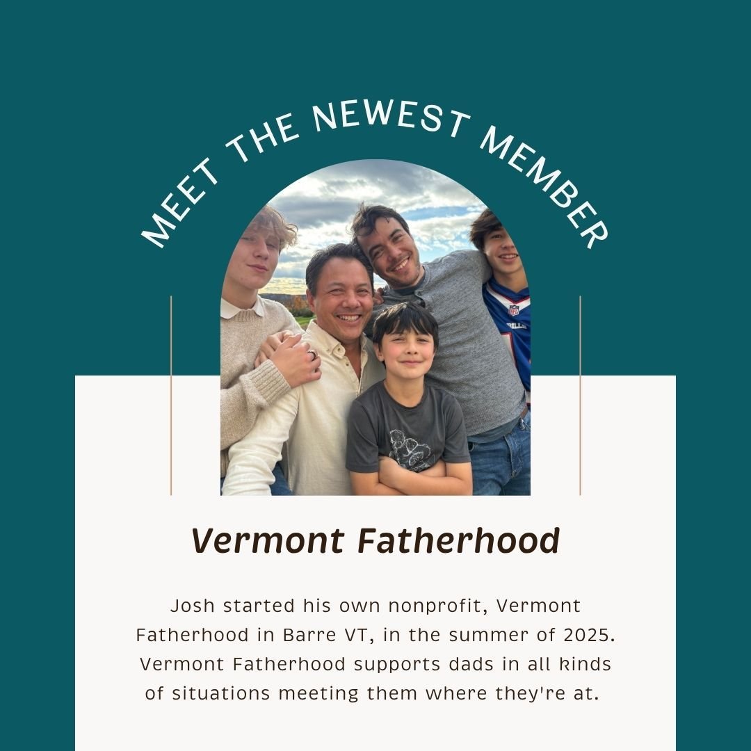🌸 Welcome to the Vermont Birth Network, Vermont Fatherhood! 🌸
We&rsquo;re delighted to welcome Josh Miller of Vermont Fatherhood to the Vermont Birth Network! A father of four boys and one granddaughter, Josh lives in Central Vermont and is deeply 