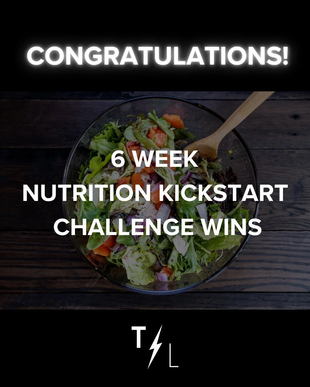 Nutrition Kickstart Challenge ✅ 

Nine people took on 6 weeks of consistent effort, accountability, and habit change, and the results speak for themselves.

We saw people lose 5, 8, 12, and even 18 pounds &mdash; but the real wins were the daily ones