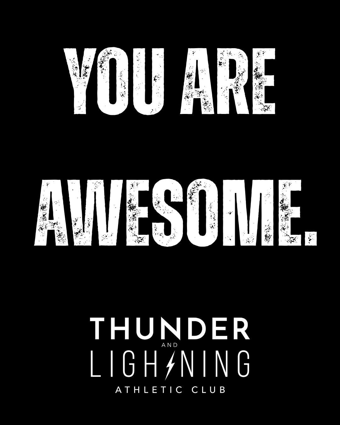 We appreciate you. 🖤⚡️

Our members work so hard, lift each other up, and create a space full of positive energy and support. You cheer for each other&rsquo;s wins, push through the tough reps together, and help make everyone around you better, ever