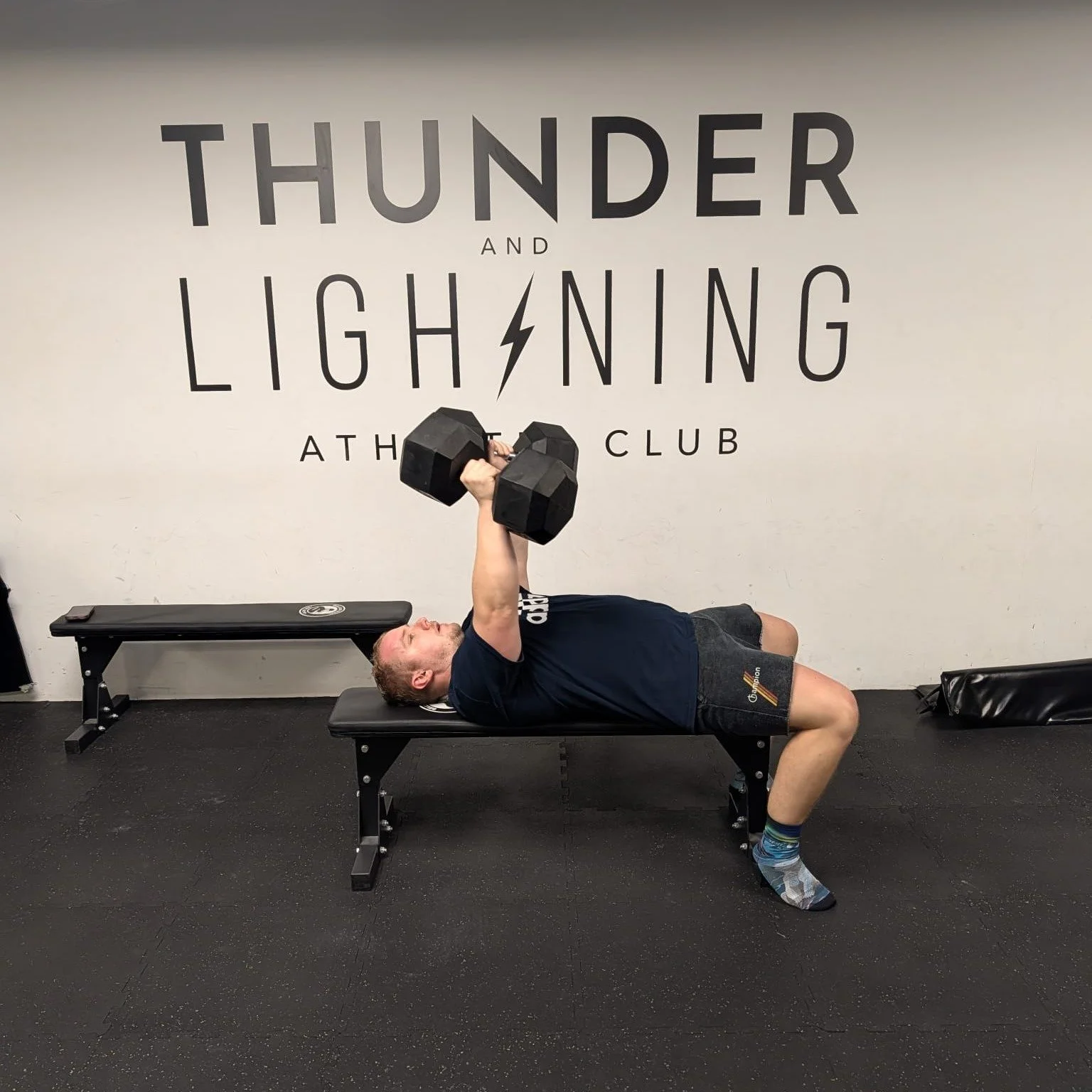 Uros was pressing the 90lb dumbbells with power, control, and perfect depth... such a solid display of strength and skill that we had to get a shot!

This is what consistent, focused training looks like.

Want to build real strength like this? Join o