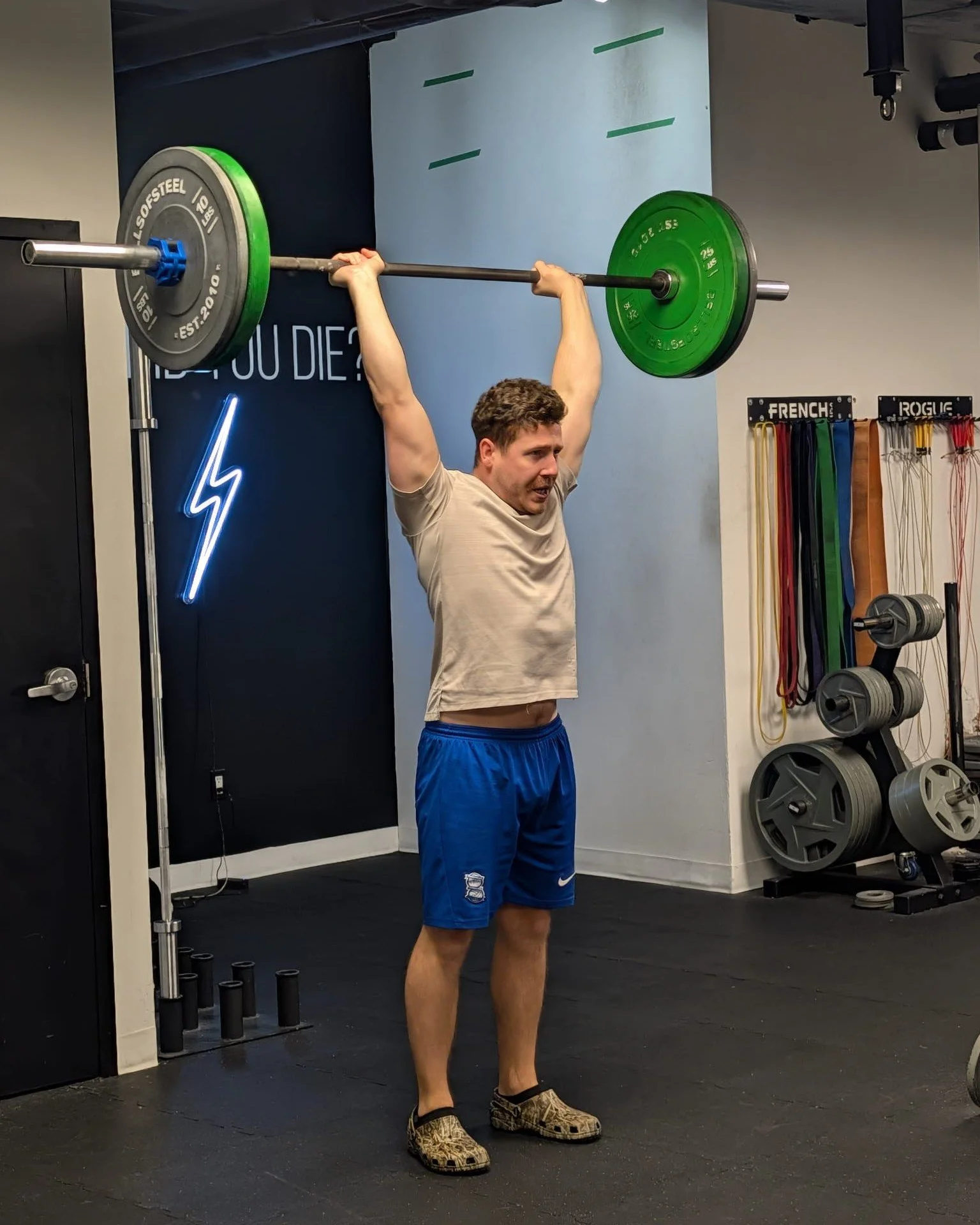 Crocs in sport mode.
Shoulder to Overheads in beast mode.

Dylan showing us that results don&rsquo;t care what&rsquo;s on your feet, just about how hard you work.

CrossTraining energy, real coaching, unreal vibes.

Want in? Send us a message and com