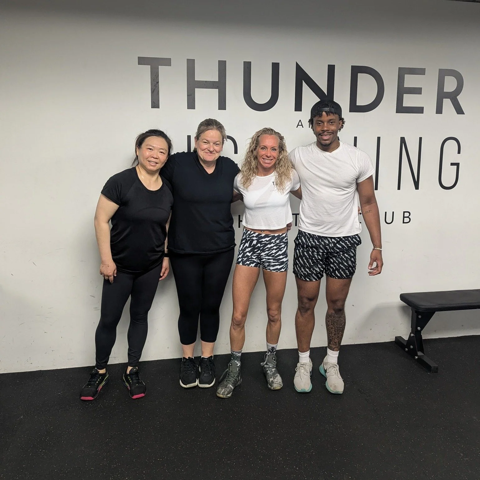 Some progress comes from classes, some from personal training, some from bridging the gap.

Small Group Personal Training fills that gap with:
 &bull; Personalized programming to hit your unique goals
 &bull; A small group energy boost
 &bull; Extra 