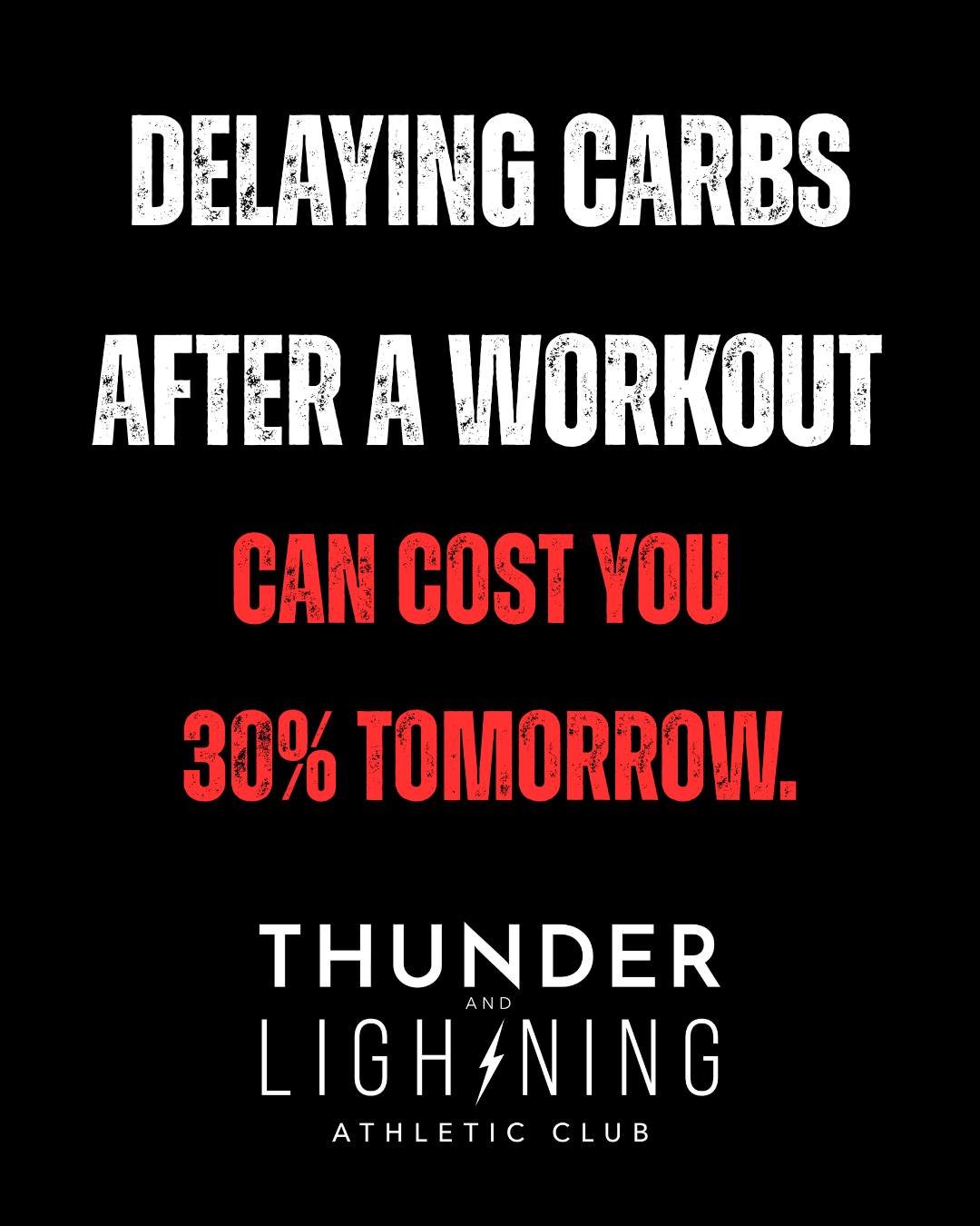 Have you ever walked into the gym feeling heavy, slow, or unmotivated? 

You slept fine. You aren't sore. But the weight feels 20 lbs heavier than usual.

You might blame it on getting old. But the real culprit is likely your post-workout meal (or la