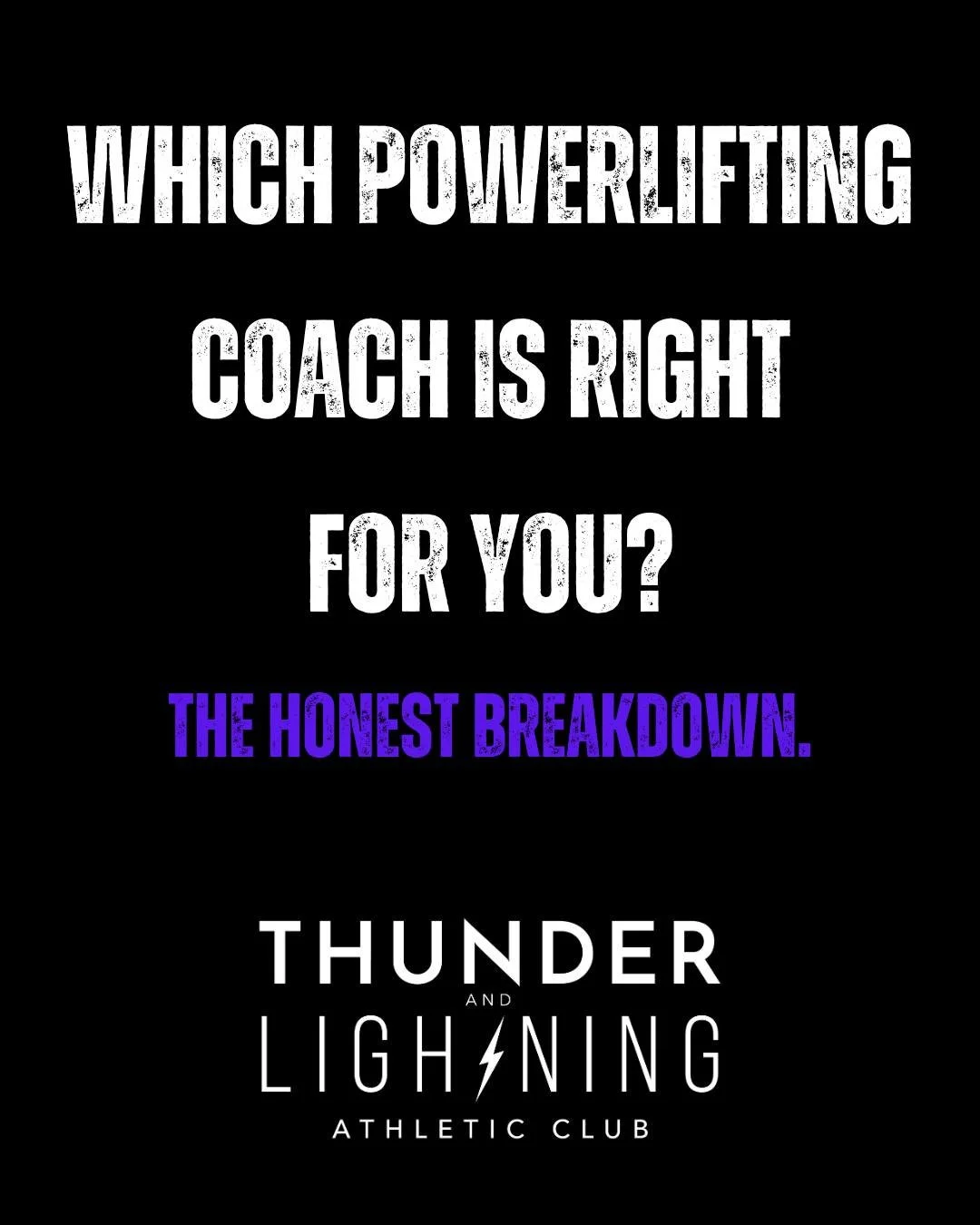 Not all coaching is the same. And in powerlifting, where the squat, bench, and deadlift are genuine skills, the type of coaching you choose has a direct impact on how fast you progress and how safely you get there.

We broke down every option honestl