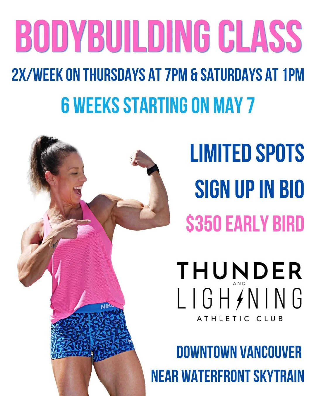 Pride season is coming&hellip; are you ready? 🌈💪🔆

Our Bodybuilding Class = Pride Prep.

More muscle, more confidence, and feeling amazing in your skin, whether it&rsquo;s Pride, beach days, or just everyday life.

This is focused, intentional tra