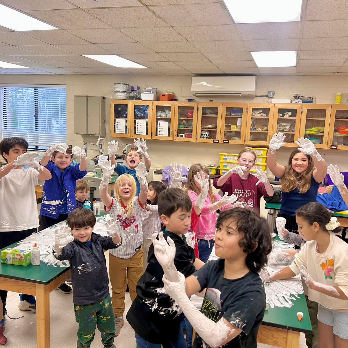 Even when school is out, the fun keeps going at TBS!

Our Extended Day students spent today getting hands-on and creative. They mixed up batches of homemade slime, learning how it&rsquo;s made and loving every bit of the messy fun.

Other groups got 