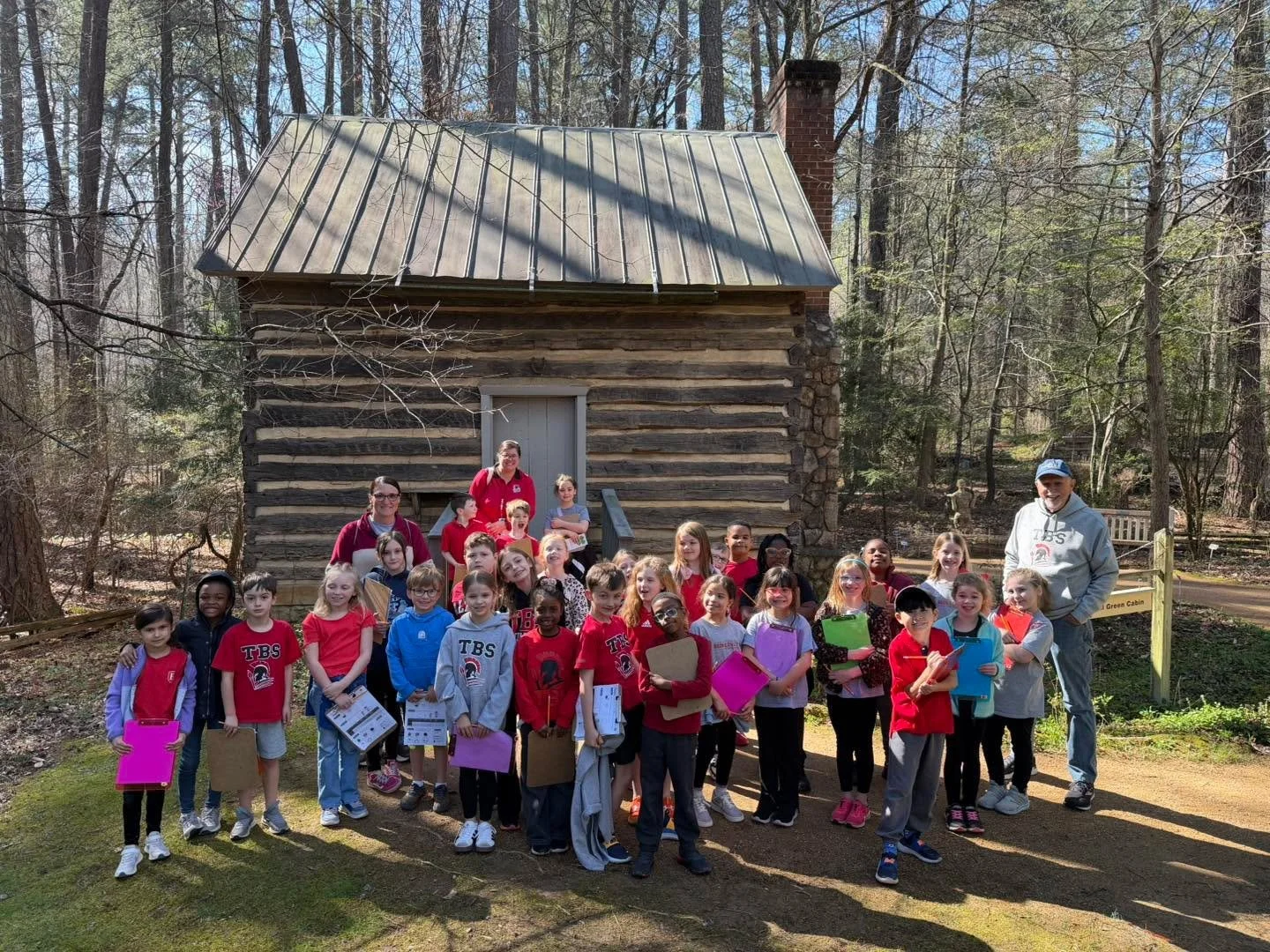 🌸 First Day of Spring Adventure 🌿

Our second graders welcomed spring with a scavenger hunt at the NC Botanical Gardens. From pinecones and berries to acorns and more, students explored the gardens and checked off their discoveries along the way.

