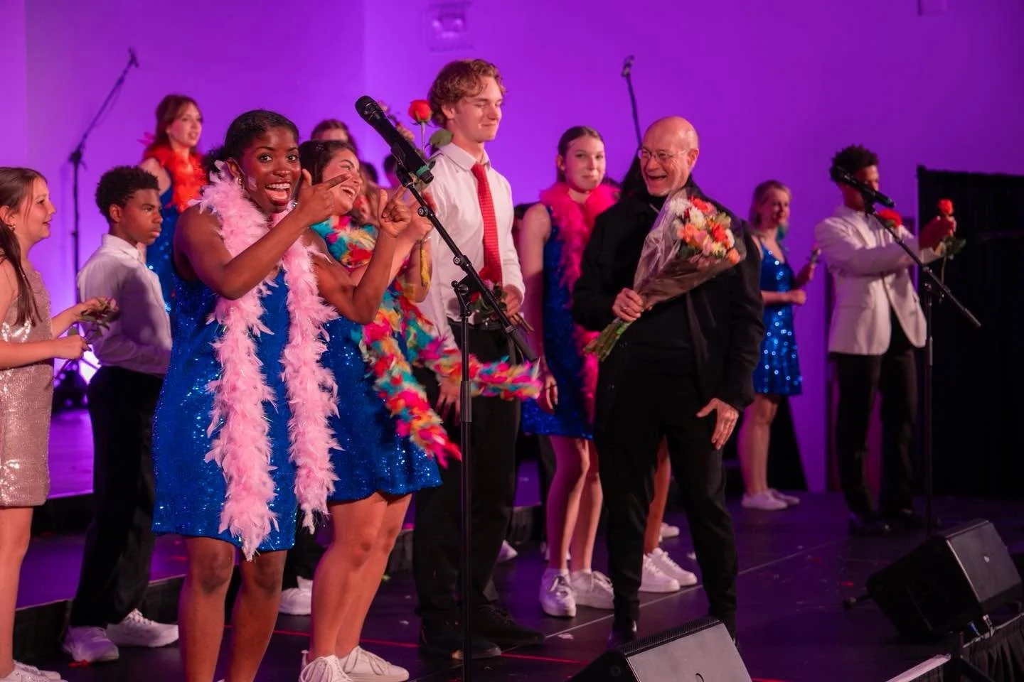 Our Spring Choral Revue brought the house to life with an incredible night of music, featuring Broadway favorites alongside high-energy ensemble numbers. Powerful duets and a crowd-moving &ldquo;Time Warp&rdquo; had our students owning the stage from