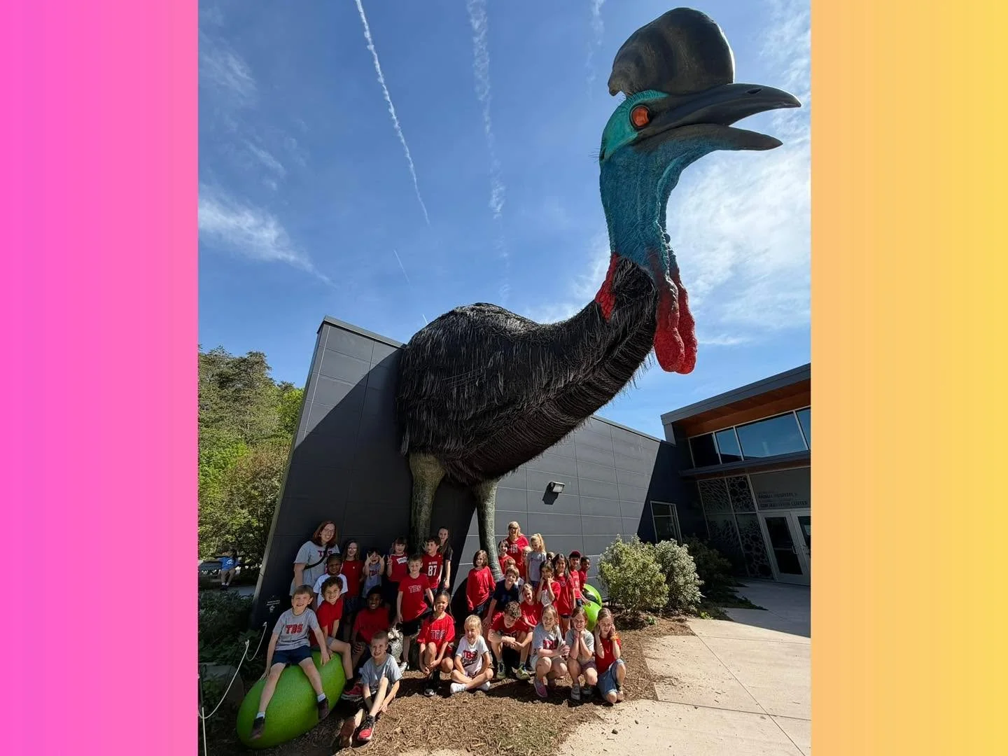 First grade took learning on the road with a full day at the Greensboro Science Center, and it did not disappoint!

From climbing and exploring a giant treehouse playground to spotting incredible animals like a tiger, wolves, monkeys, a pygmy hippo, 