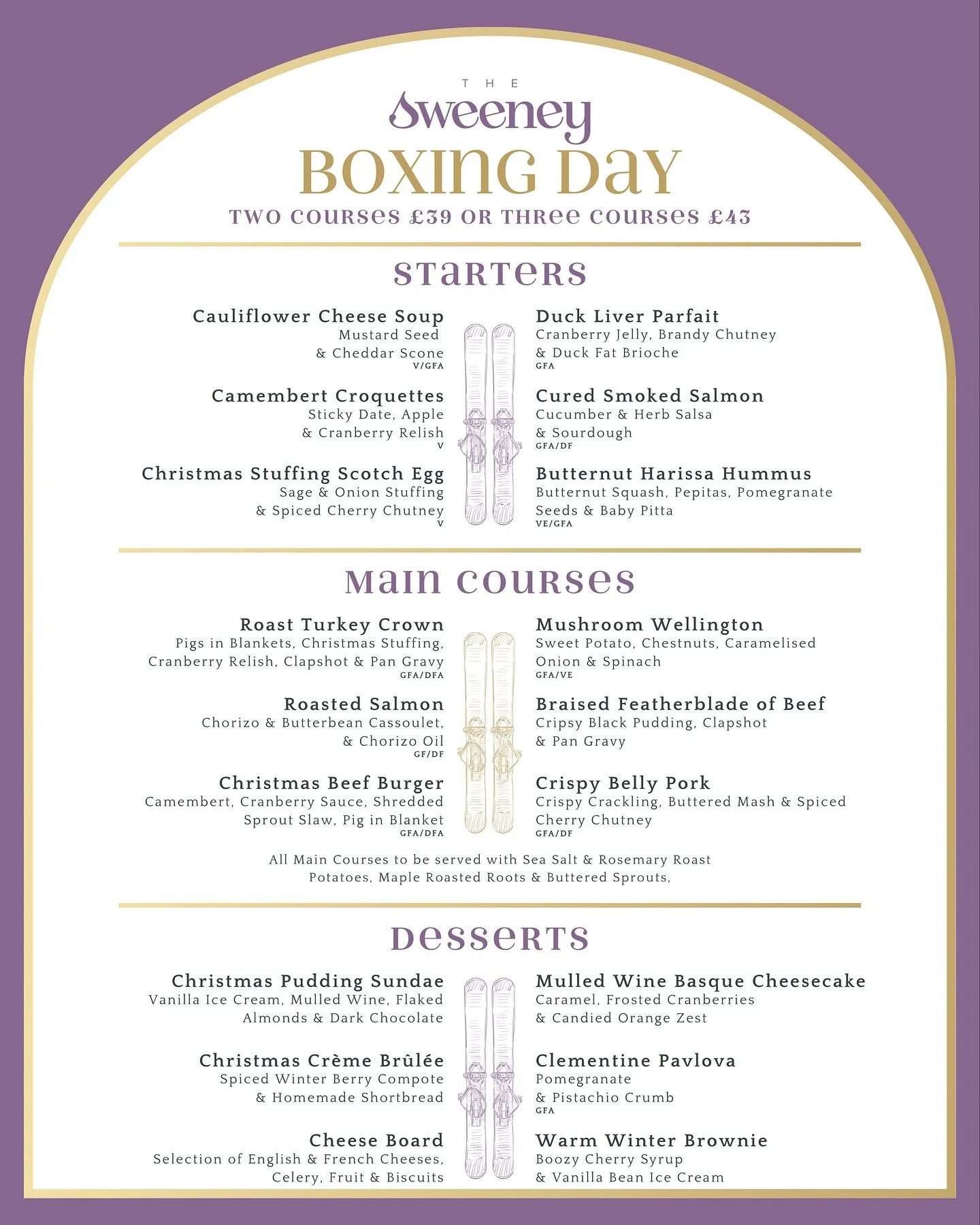 The Christmas Cheer Continues! 🎄

We&rsquo;re fully booked for Christmas Day, but the holiday spirit doesn&rsquo;t have to stop there!🎉

Continue the festivities with our Boxing Day Menu, packed with all your favourite Christmas classics and delici