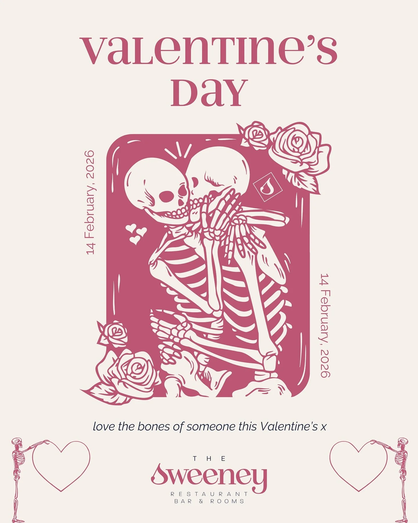 𝐕𝐚𝐥𝐞𝐧𝐭𝐢𝐧𝐞&rsquo;𝐬 𝐃𝐚𝐲 𝐚𝐭 𝐓𝐡𝐞 𝐒𝐰𝐞𝐞𝐧𝐞𝐲 | 𝟏𝟒𝐭𝐡 𝐅𝐞𝐛𝐫𝐮𝐚𝐫𝐲
 
Love the bones of somebody this Valentine&rsquo;s? Treat them to something delicious at The Sweeney. 
 
Give us a call on 01691 652450 or book your table now 