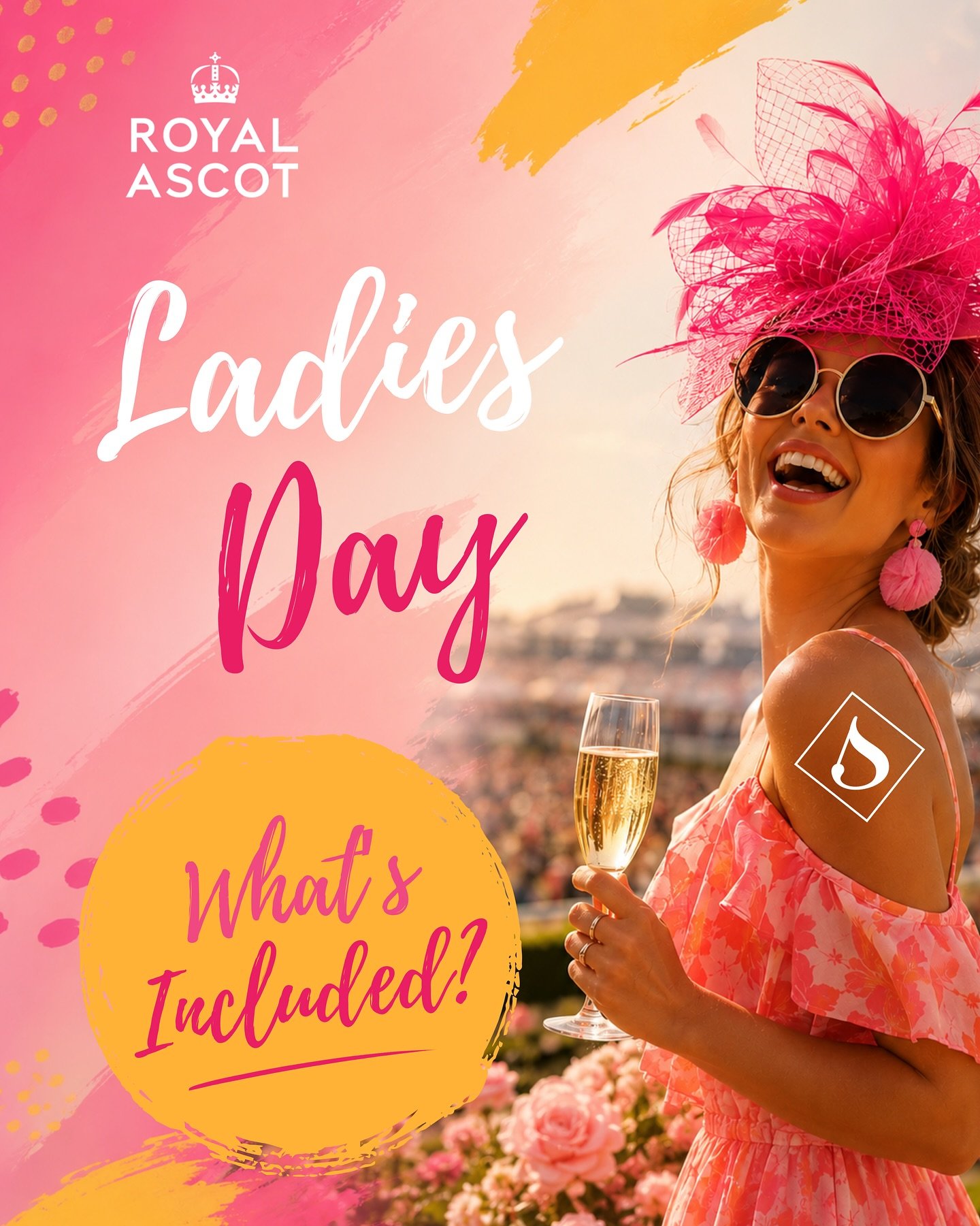 𝐑𝐨𝐲𝐚𝐥 𝐀𝐬𝐜𝐨𝐭 𝐋𝐚𝐝𝐢𝐞𝐬 𝐃𝐚𝐲 | 𝐖𝐡𝐚𝐭&rsquo;𝐬 𝐈𝐧𝐜𝐥𝐮𝐝𝐞𝐝?   Join us from 12:30pm on Thursday 18th June for the ultimate Ladies Day celebration.

𝐖𝐡𝐚𝐭&rsquo;𝐬 𝐢𝐧𝐜𝐥𝐮𝐝𝐞𝐝 𝐢𝐧 𝐲𝐨𝐮𝐫 𝐭𝐢𝐜𝐤𝐞𝐭 𝐩𝐫𝐢𝐜𝐞?

▫️Drinks
