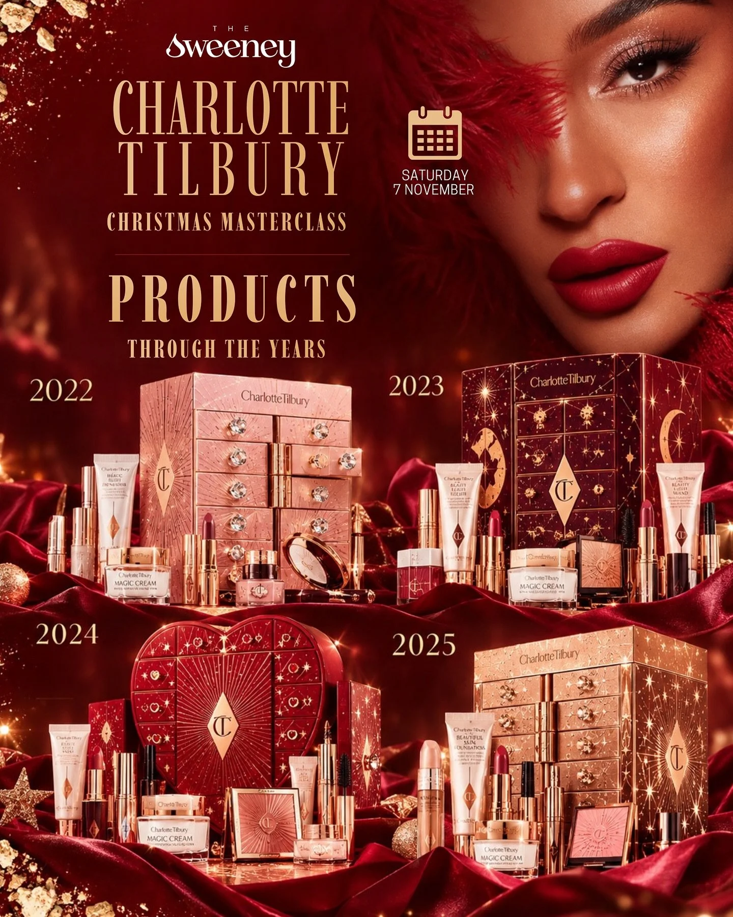 𝐂𝐡𝐚𝐫𝐥𝐨𝐭𝐭𝐞 𝐓𝐢𝐥𝐛𝐮𝐫𝐲 𝐂𝐡𝐫𝐢𝐬𝐭𝐦𝐚𝐬 𝐓𝐡𝐫𝐨𝐮𝐠𝐡 𝐭𝐡𝐞 𝐘𝐞𝐚𝐫𝐬 ✨

From iconic advent calendars to beautiful festive gift collections, Charlotte Tilbury has been bringing a little extra magic to Christmas for years.

And this ye