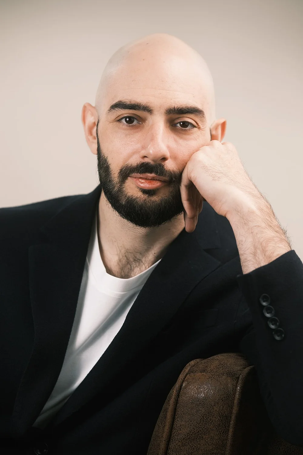 Professional team headshot with studio lighting