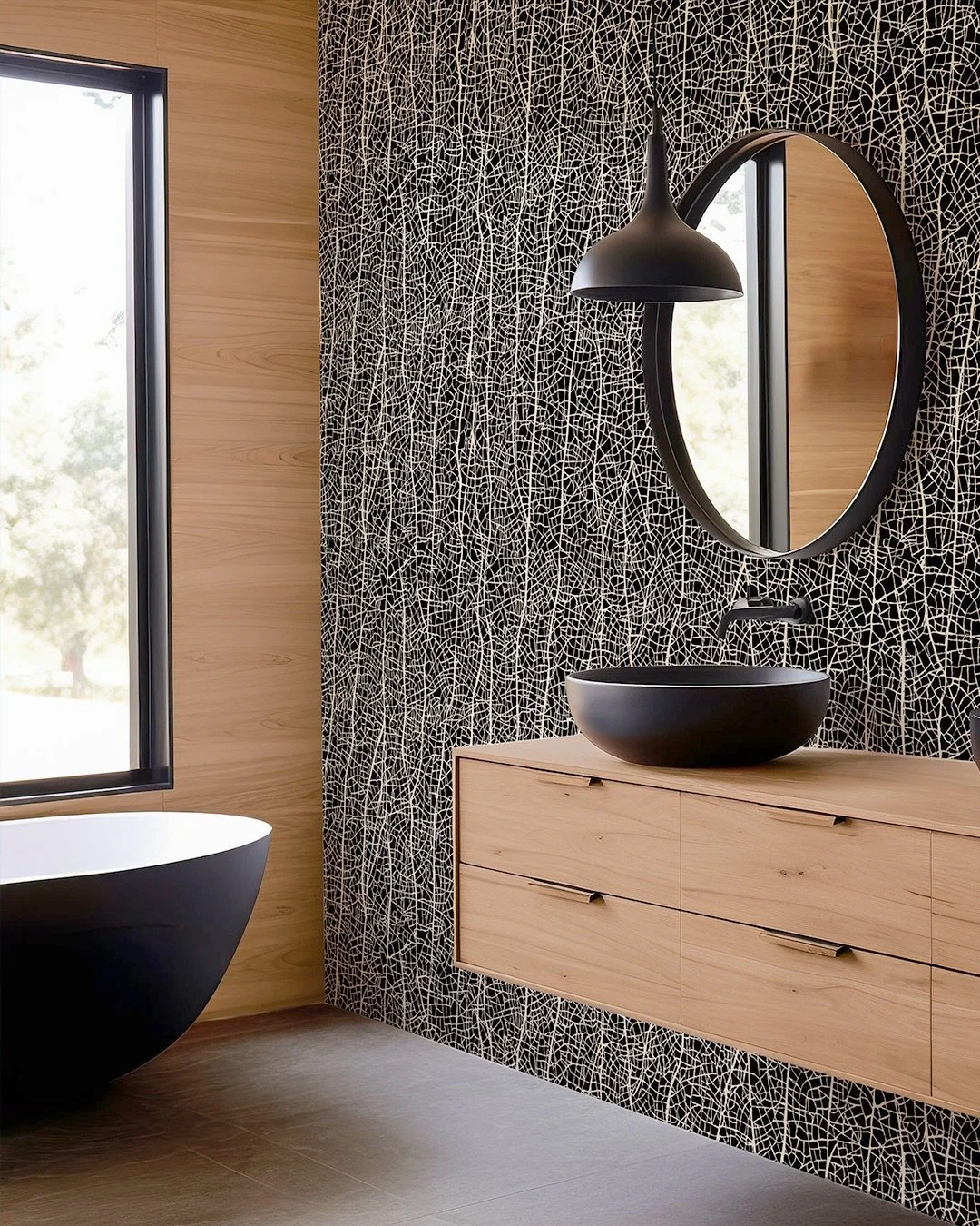 Follow the map of the road less travelled.
⁠
JUNCTION from the PASSENGER Collection, features organic flowing roads that carry rhythmic texture across the walls. 
⁠
Discover the collection and order a sample⁠ at⁠
www.secondempiresurfaces.ca⁠
⁠
#Wallp