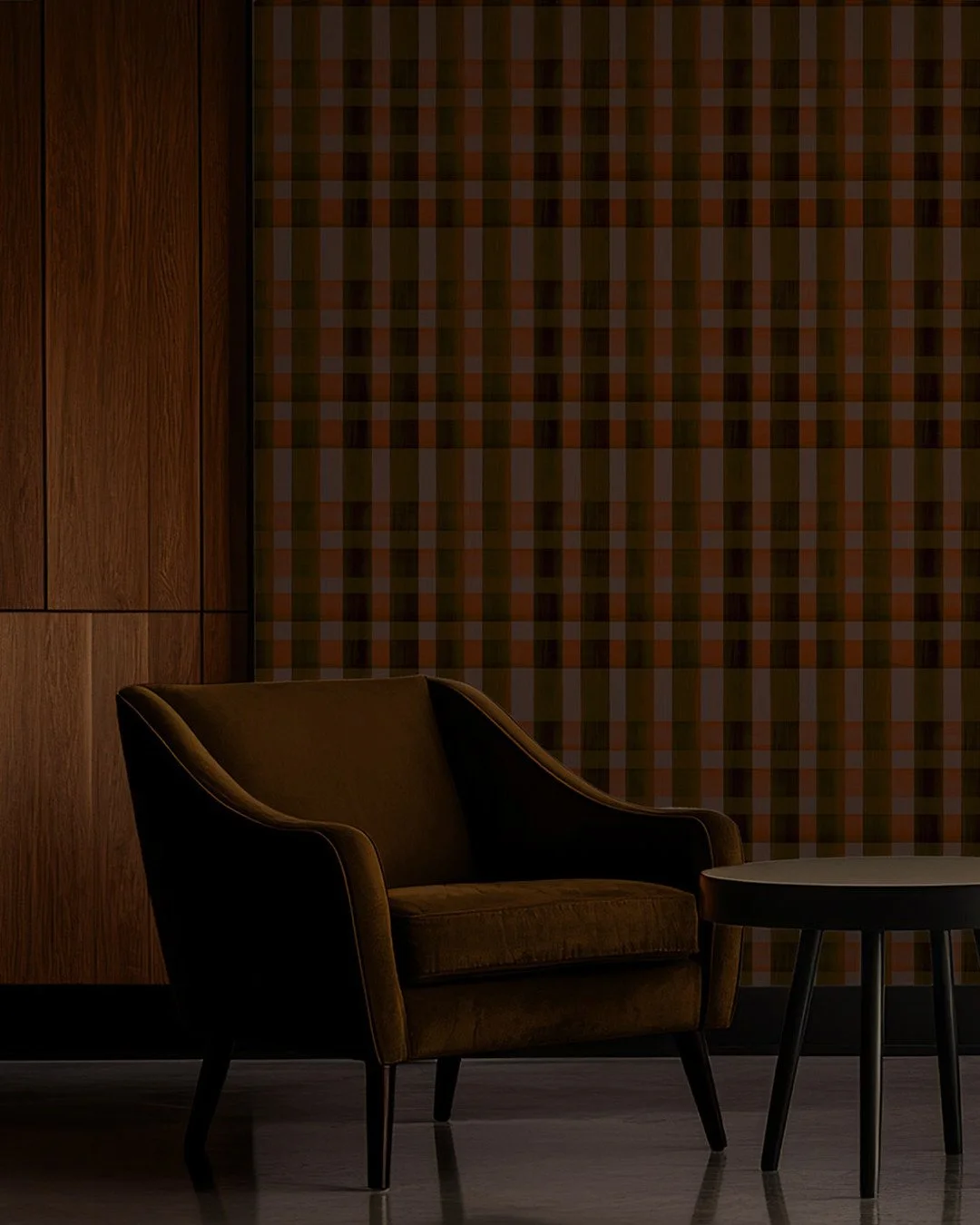 Pattern: BOXCAR⁠
Colorway: CIGAR⁠
This stunning pattern started with custom brush strokes on linen.  A 100% original design (as all of our designs are).⁠