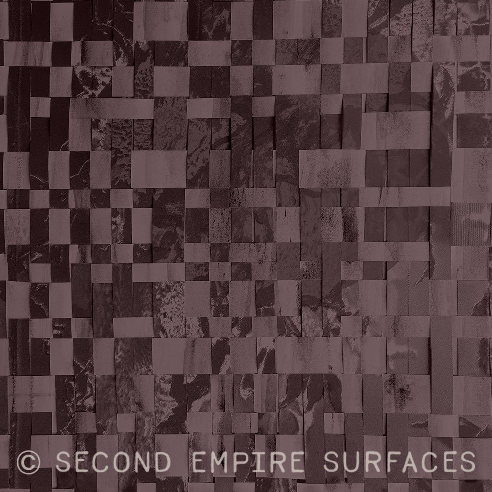 A pattern swatch featuring a deep burgundy woven motif.