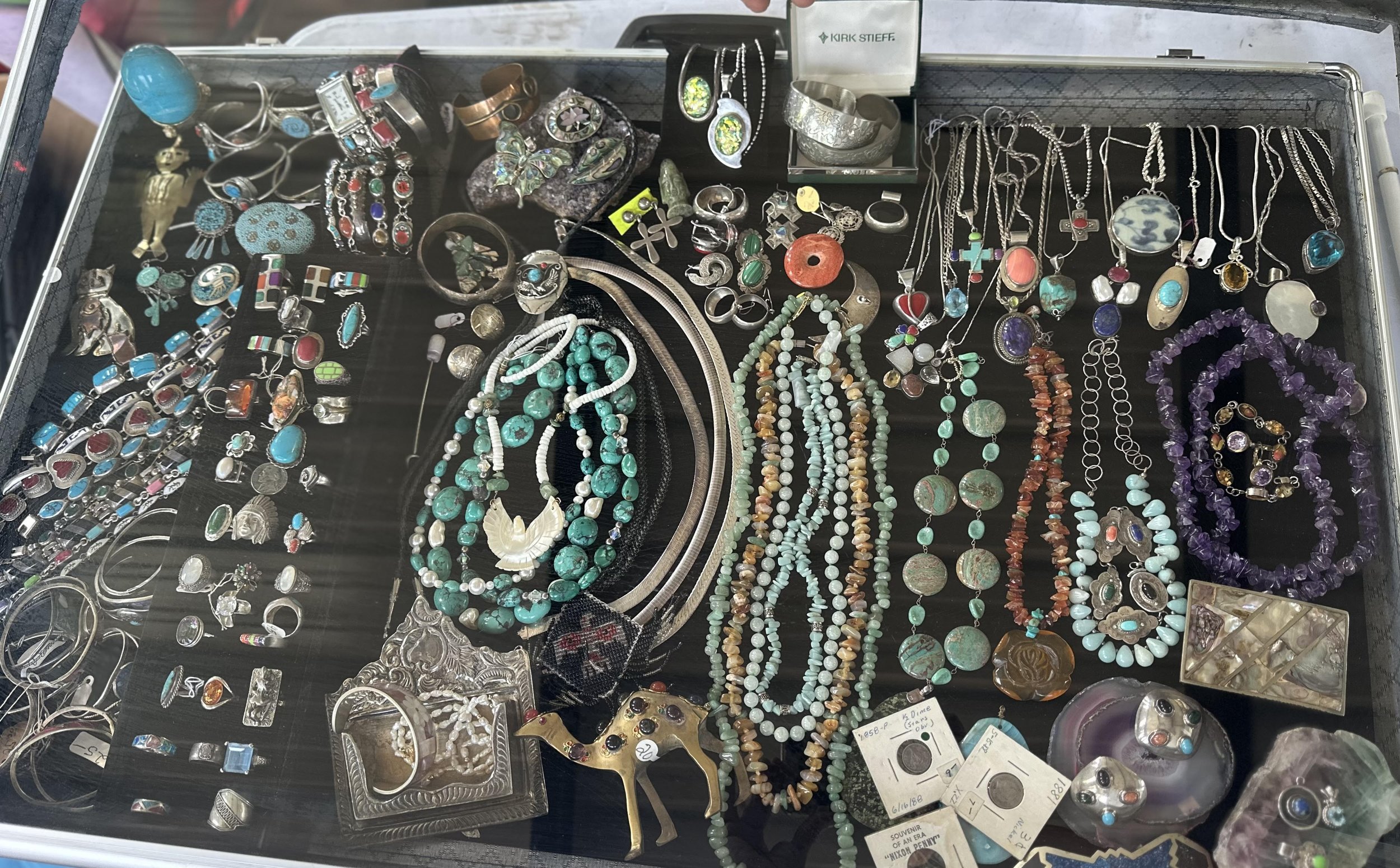 Just SOME of the jewelry in this Labor Day weekend estate sale, Aug.29th-Sept.2nd