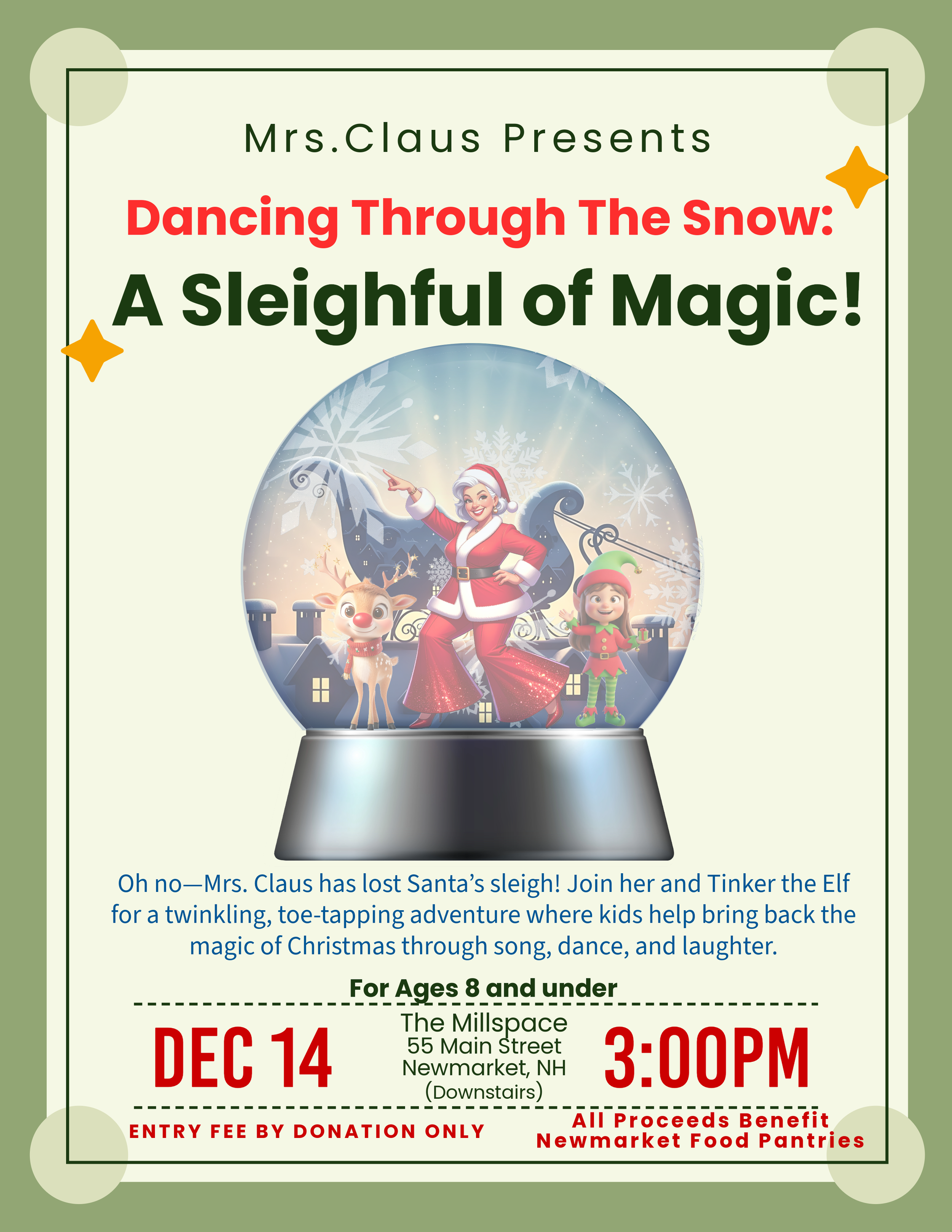 Mrs. Claus Presents~ Dancing Through The Snow- A Sleighful of Magic
