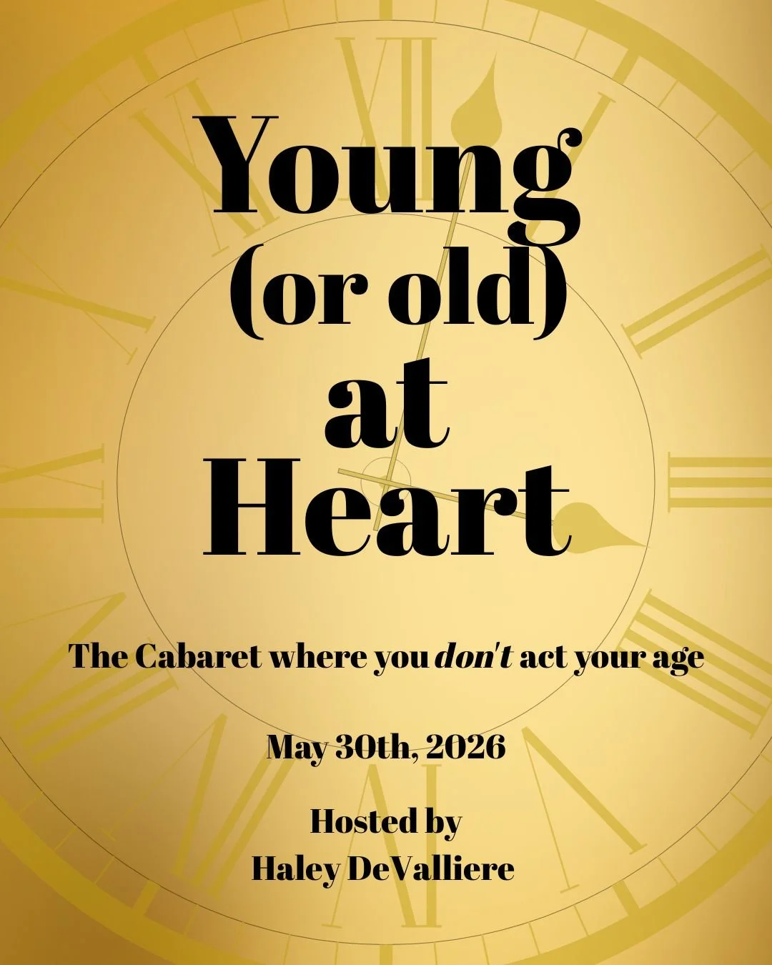 Young (or Old) at Heart Cabaret