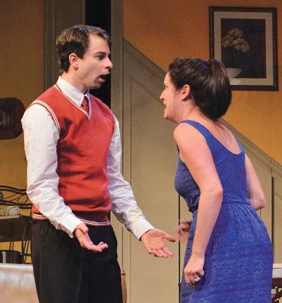 Father of the Bride, Beef & Boards Dinner Theatre, 2013, with Lisa Ermel
