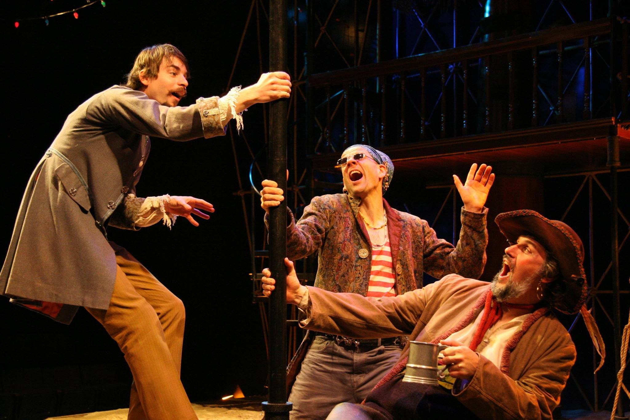 Twelfth Night at Indiana Repertory Theatre, 2007, with Rob Johansen and Jeff Kuehl