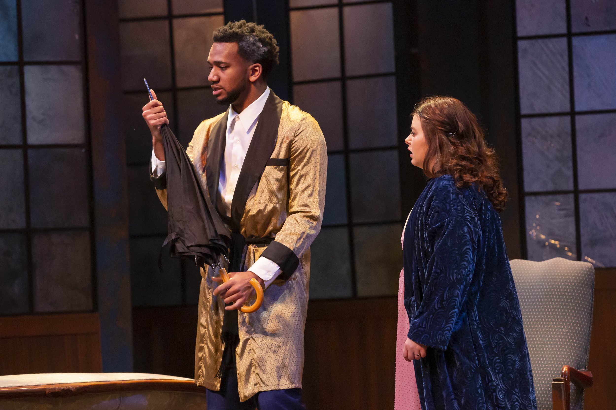 Kerrington Shorter and Maggie Lengerich in An Enemy of the People