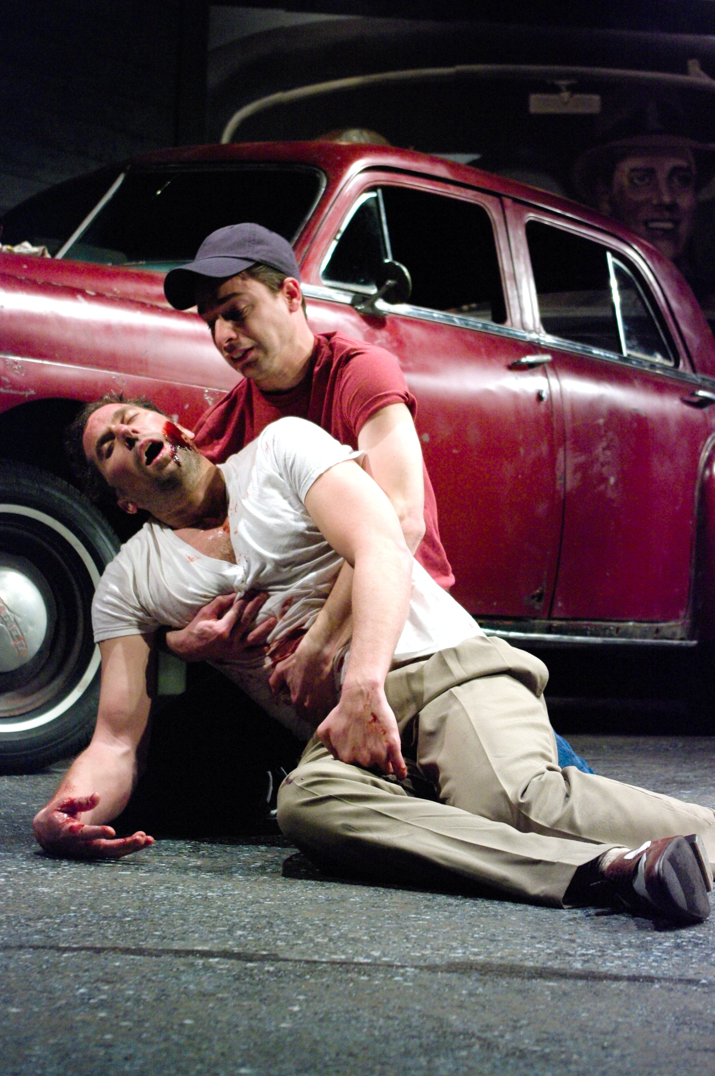 As Benvolio in Romeo & Juliet, Indiana Repertory Theatre 2010 with Ryan Artzberger