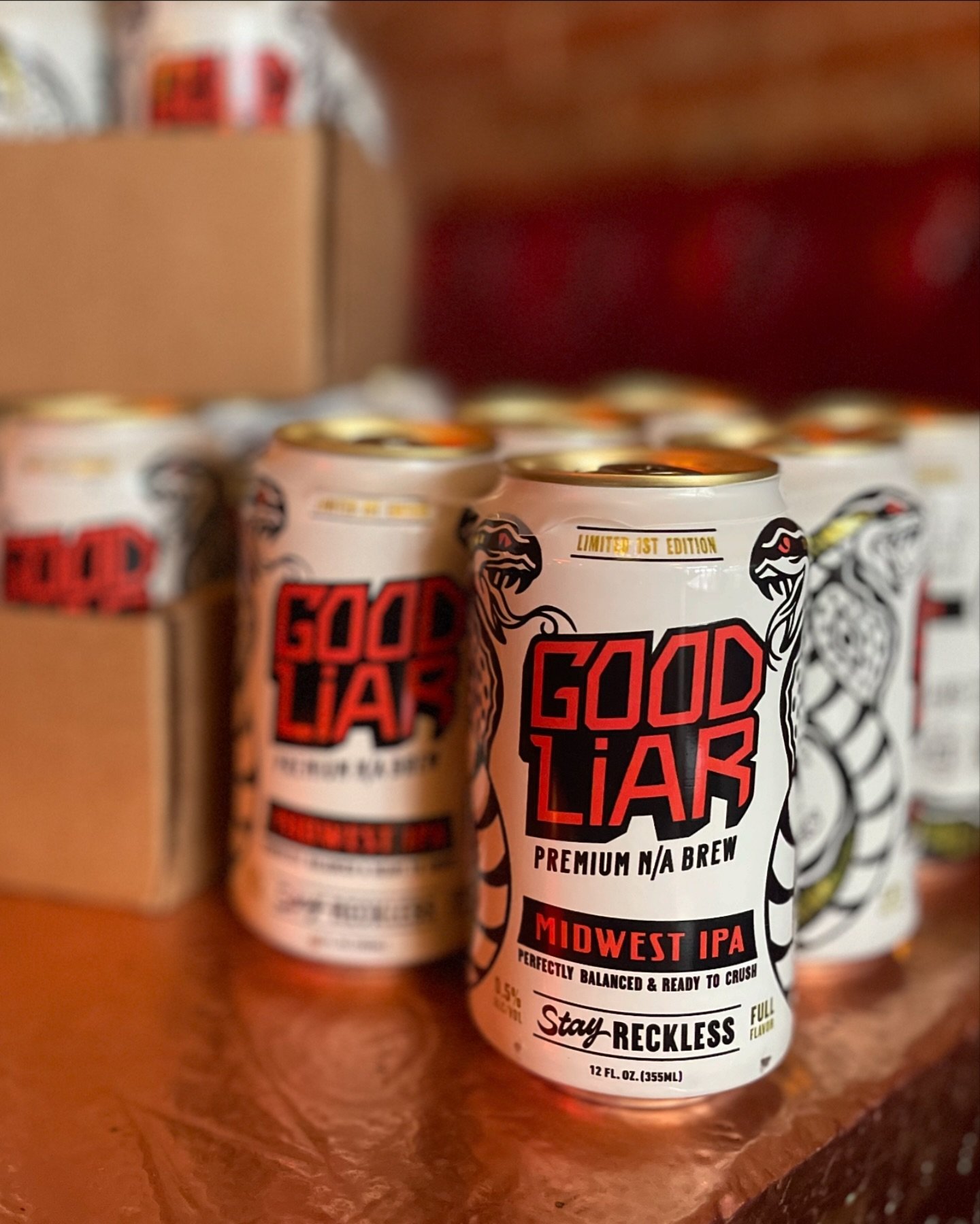 You don&rsquo;t need the booze to have a drink. 

Now serving @drinkgoodliar NA IPA.