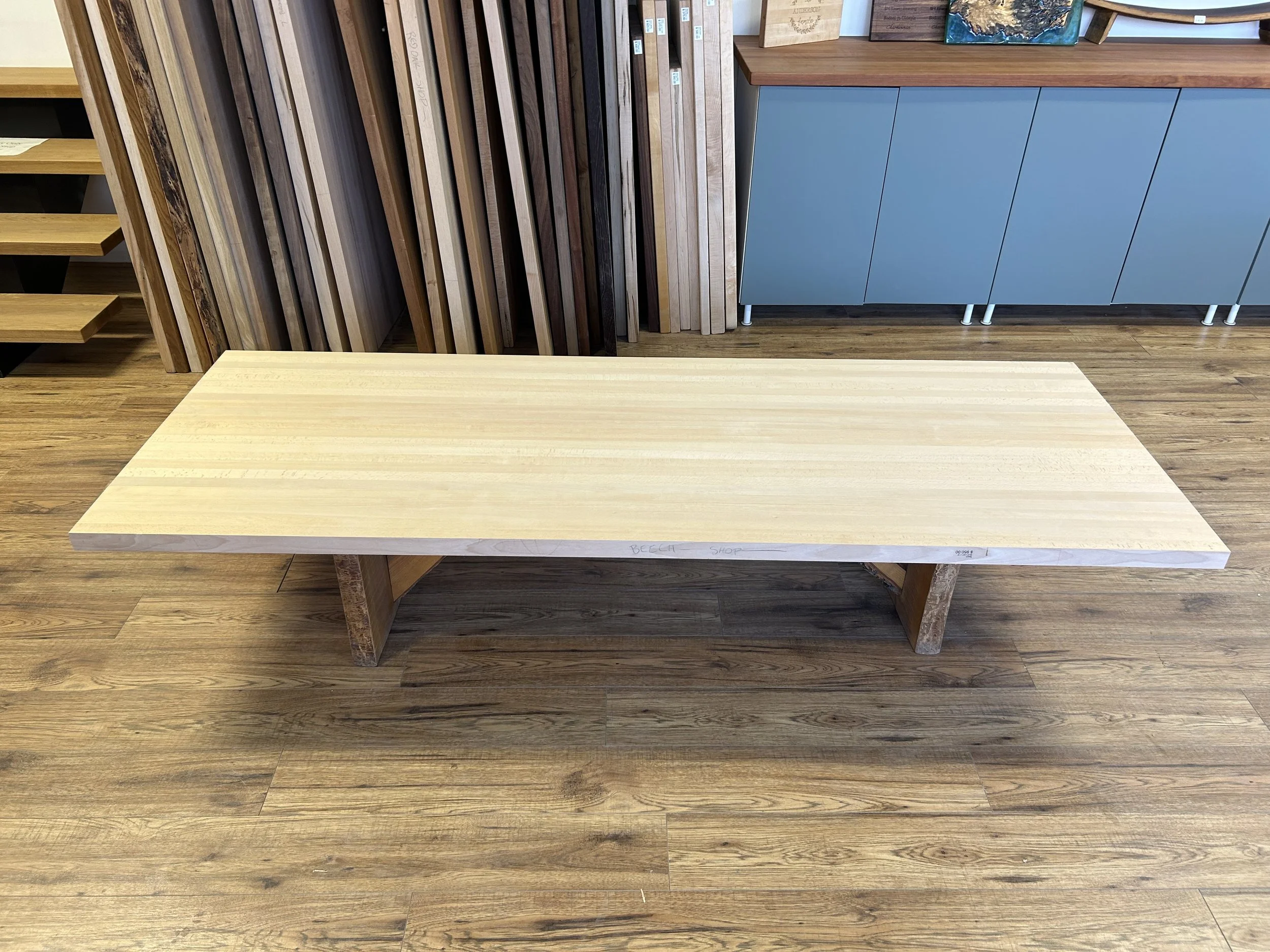 BUTCHER　30303 Beech Edge Grain (30.5” W x 84” L x 1.5” Thick) — Butcher Blocks