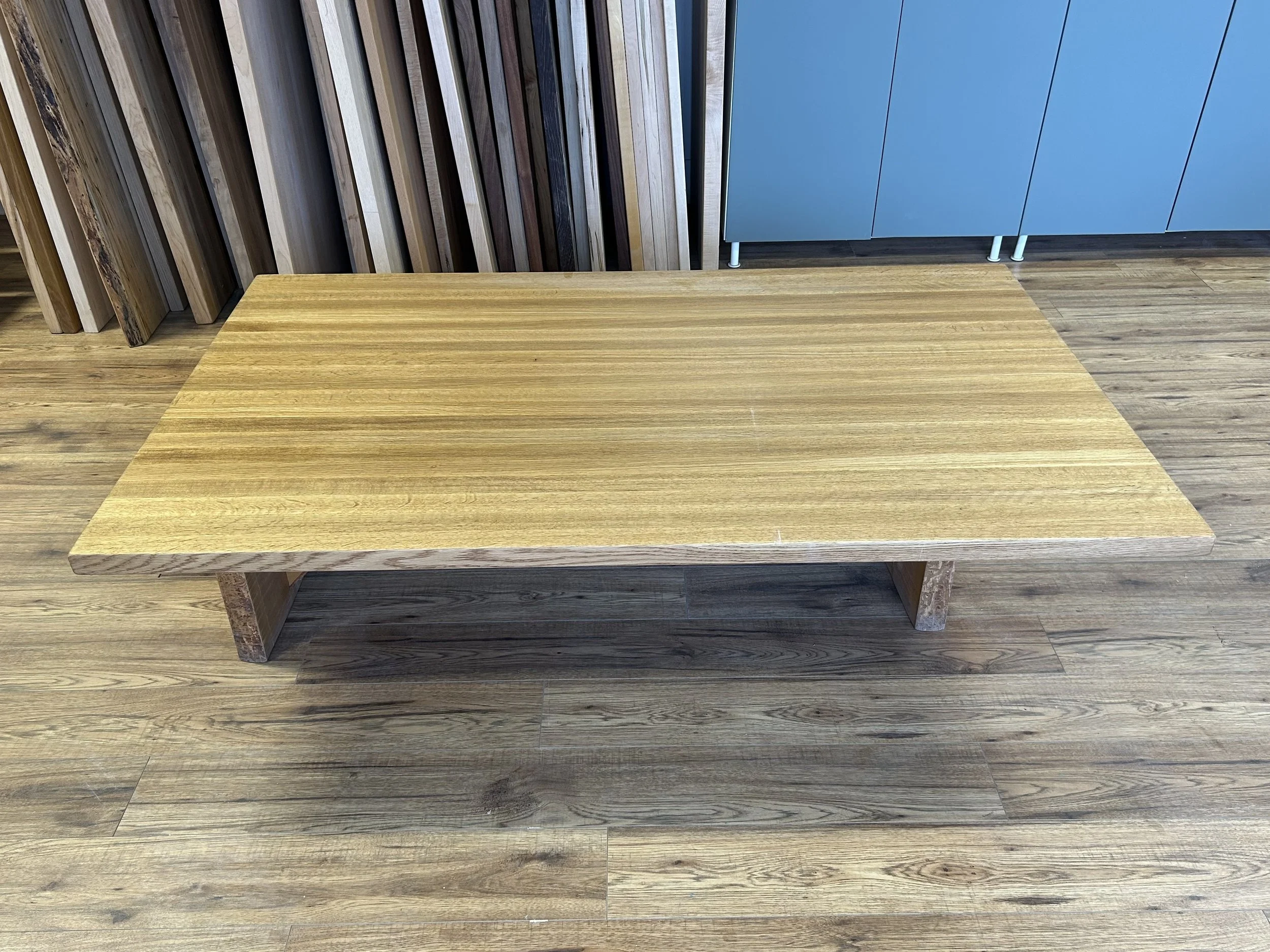 White Oak Edge Grain (38.75” W x 63.75” L x 1.5” Thick) — Butcher