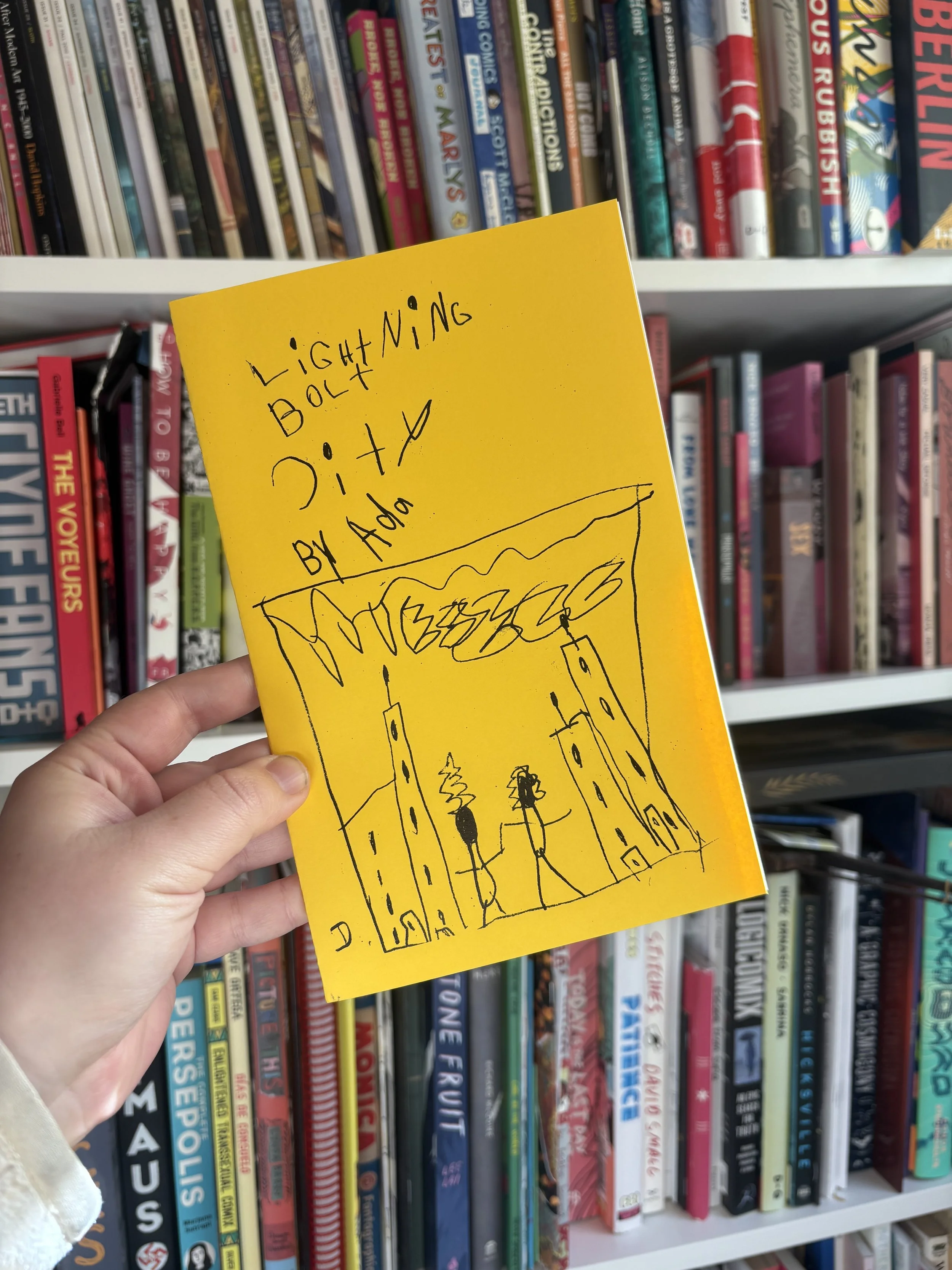 "Lightning Bolt City," a comic zine by Ada