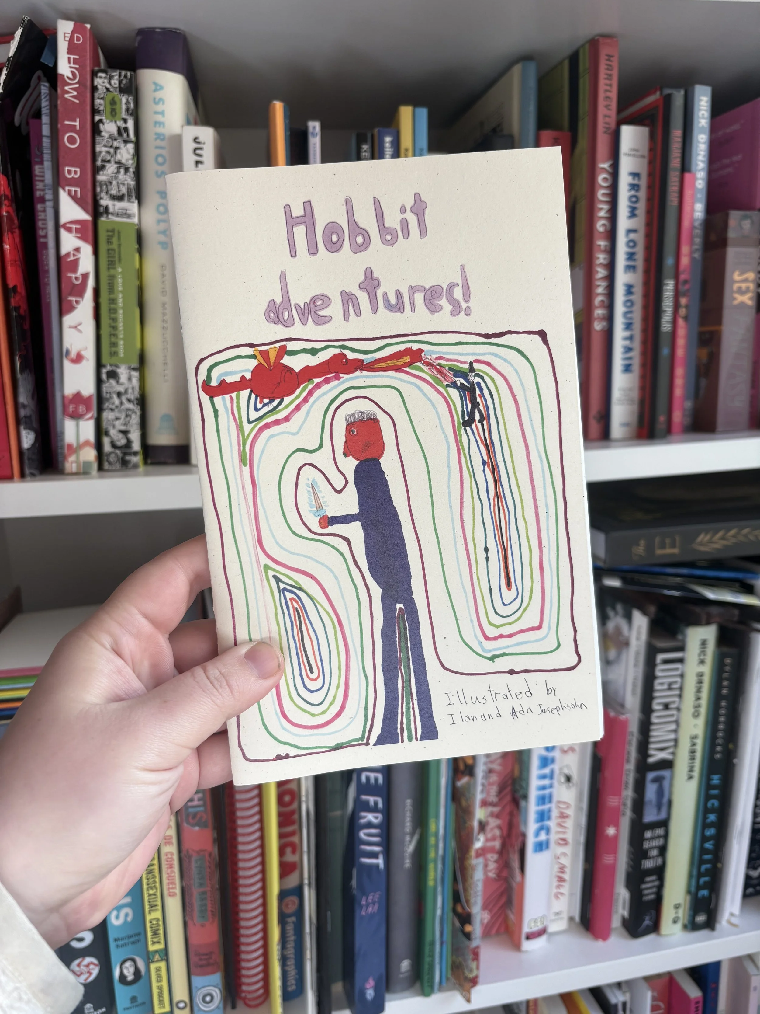 "Hobbit Adventures," an illustrated zine by Ada and Ilan
