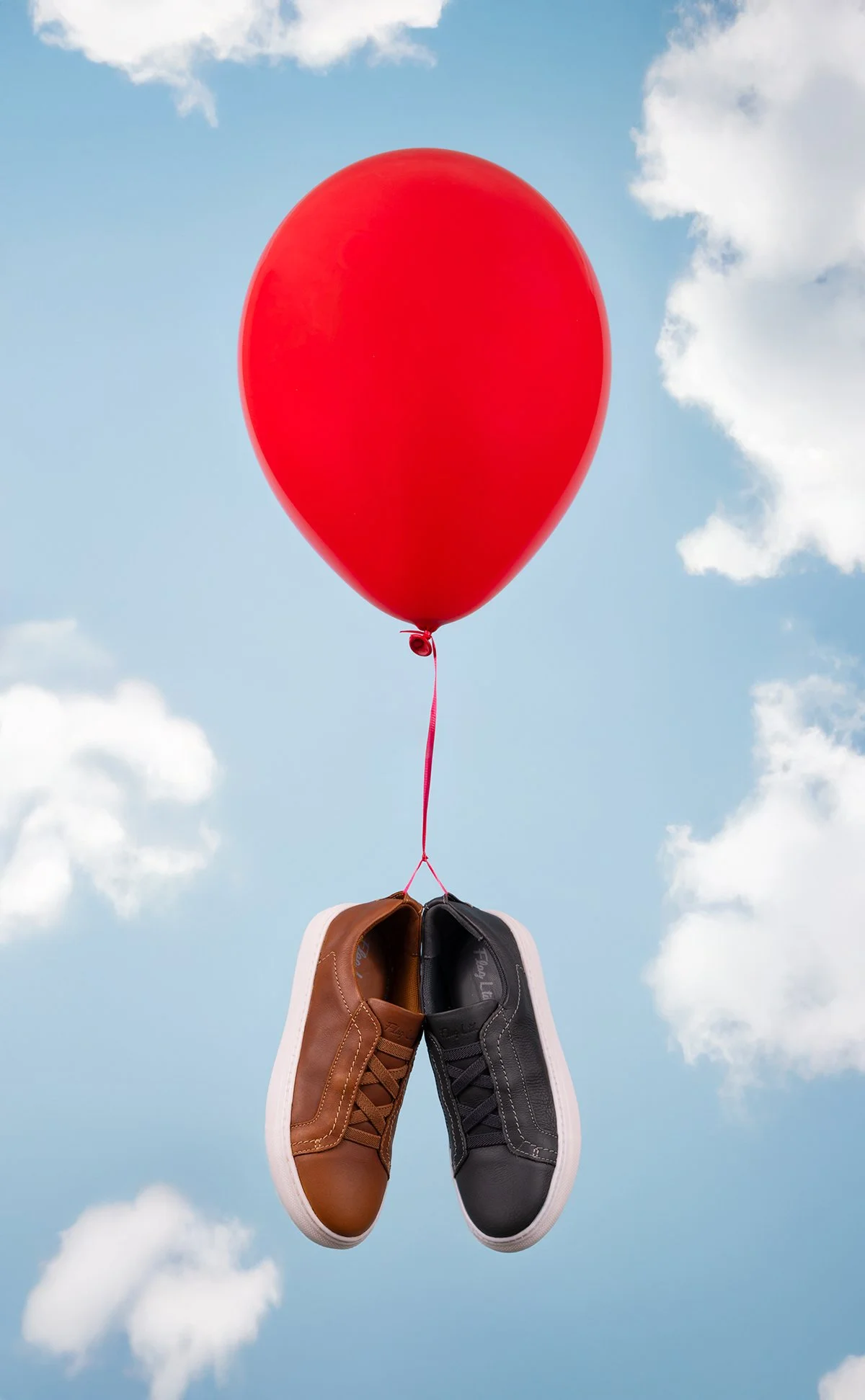 Lifestyle shoot exploring contrast for a playful boys footwear collection